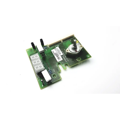 Green printed circuit board with digital display and rotary encoder for sirona d3302 dental unit regulator board 3313900