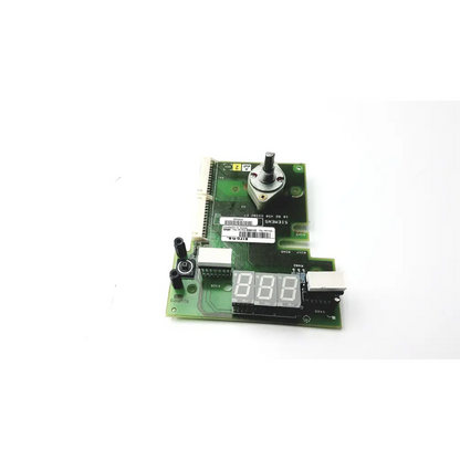 Green siemens sirona d3302 dental unit regulator board with digital display and rotary encoder for precise control
