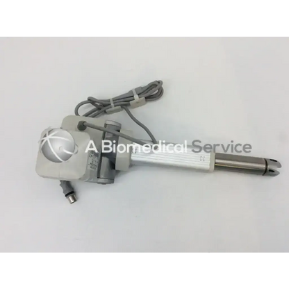 Skf actuation system max10 hand control with gray and silver cylindrical handle metallic tip and coiled gray cable