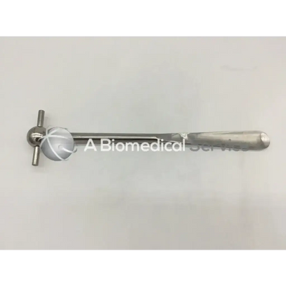 Silver sklar instrument meyerding hip and shoulder skid with long handle and rounded head with two perpendicular rods