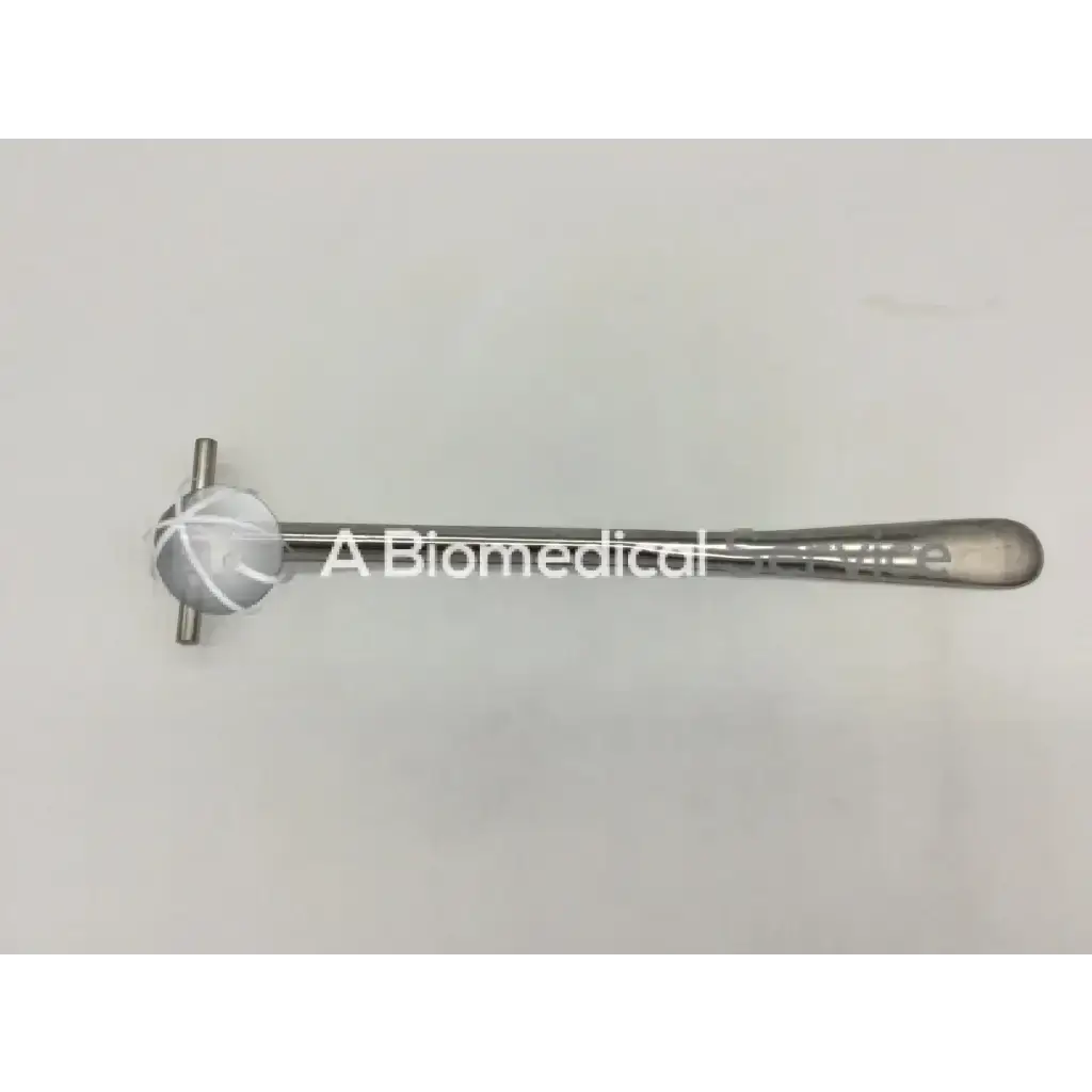 Stainless steel sklar instrument meyerding hip and shoulder skid tuning fork with spherical handle and engraved text