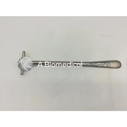 Stainless steel sklar instrument meyerding hip and shoulder skid tuning fork with spherical handle and engraved text