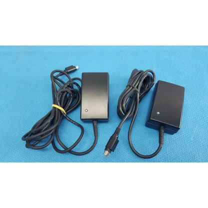 Black rectangular power supply menb1020a0900b02 adapters with coiled cords and usb-c connectors lot of 2 by sl power