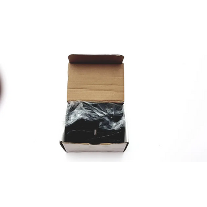 Black plastic-wrapped sl power medical power supply menb 1020a0500b02 inside a cardboard box for medical use