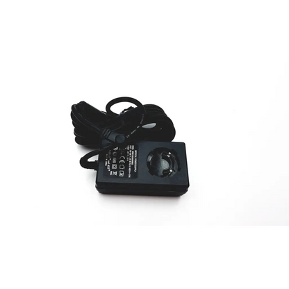 Black plastic sl power medical power supply menb 1020a0500b02 with coiled black cable for medical devices