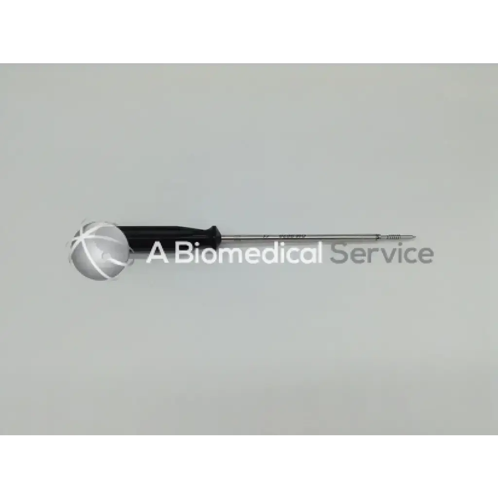 Black-handled arthrocare opus speedscrew punch tap with a metallic shaft for orthopedic surgical use 5.5mm