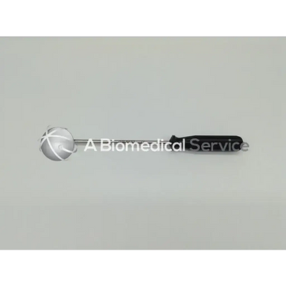 Silver spherical arthrocare opus speedscrew punch tap with black handle and metallic shaft for surgical use