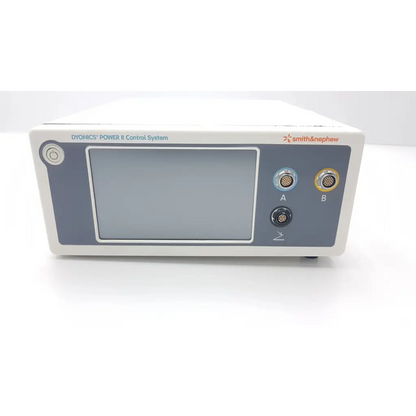 Smith & nephew dyonics power ii control system 72200873 is a sleek white and gray medical device with labeled ports
