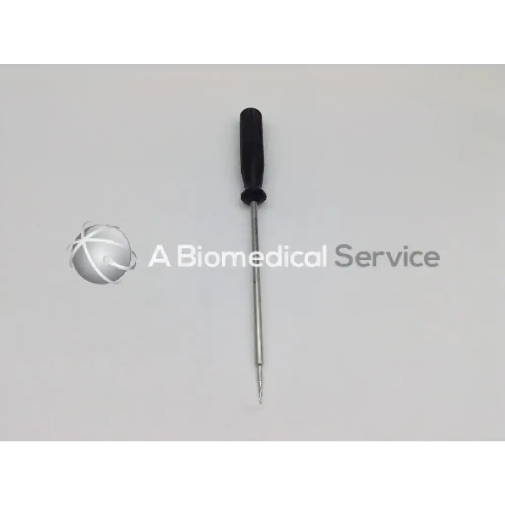 Smith & Nephew OM-9630 anchor extraction tool with black handle and slender metallic shaft for precise anchor extraction