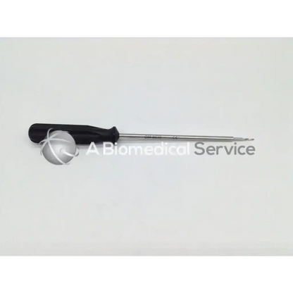 Smith & Nephew OM-9630 black-handled surgical anchor extraction tool with metallic fine-tipped shaft for precise extraction