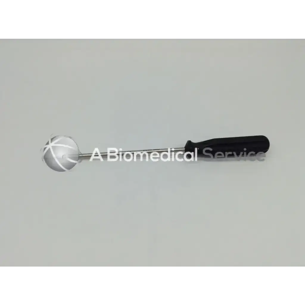 Silver spherical metal anchor extraction tool with black handle by smith & nephew for precise extraction tasks