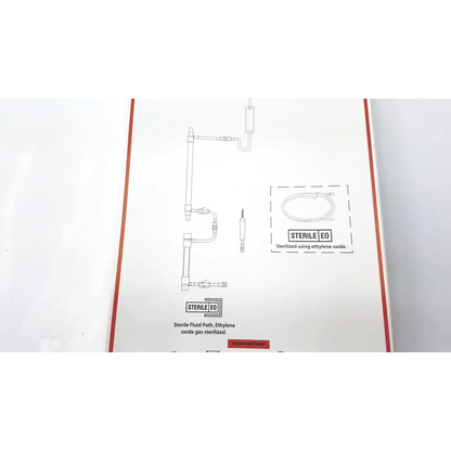 Sterile fluid path tubing set with labeled components and sterilization info for smiths medical normoflo irrigation warming set