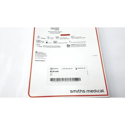Smiths medical ir-600 normoflo irrigation warming set sterile fluid path ethylene oxide gas sterilized in white orange box