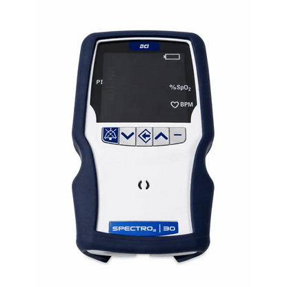 Blue and white smiths medical ww1030 spectro2 30 pulse oximeter biomed certified with digital spo2 and bpm display