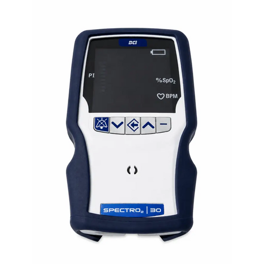 Blue and white smiths medical ww1030 spectro2 30 pulse oximeter with digital spo2 and bpm display