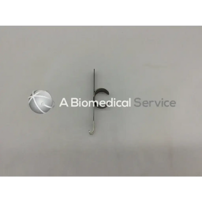 Silver Snowden-Pencer tip retractor ad5-39 88-1021 with curved handle and looped end surgical instrument