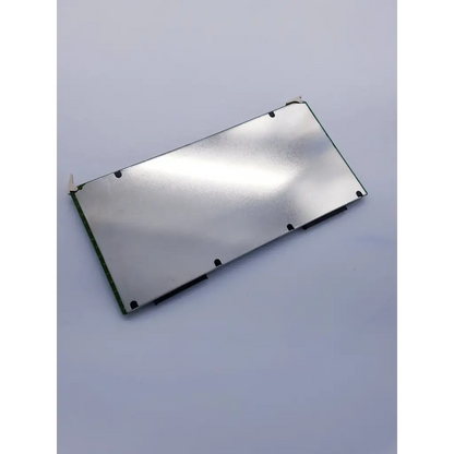Silver rectangular sony 1-640-033-14 control board with black mounting holes and green circuit edges for nibp assembly board