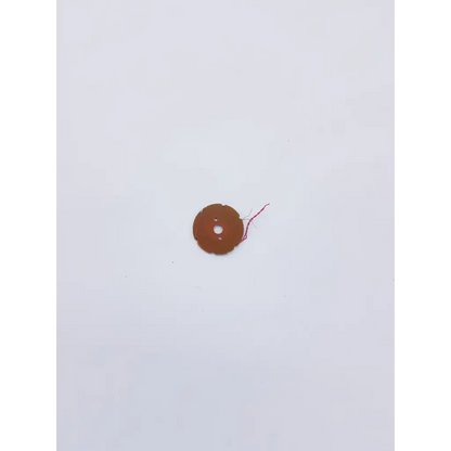 Sony dbh-40a fl-153 small circular brown plastic button with central and edge holes for spacelabs mpc860 cpu nibp assembly board