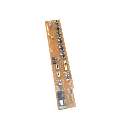 Brown sony hc-14b configuration board with black and silver switches and orange connectors for electronic devices