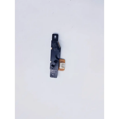 Black plastic Sony ptc-42 switch assembly with attached brown circuit board for spacelabs mpc860 nibp assembly board