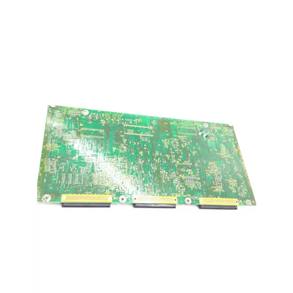 Green circuit board with gold connectors and components on sony ss-48b control board for defective betacam deck