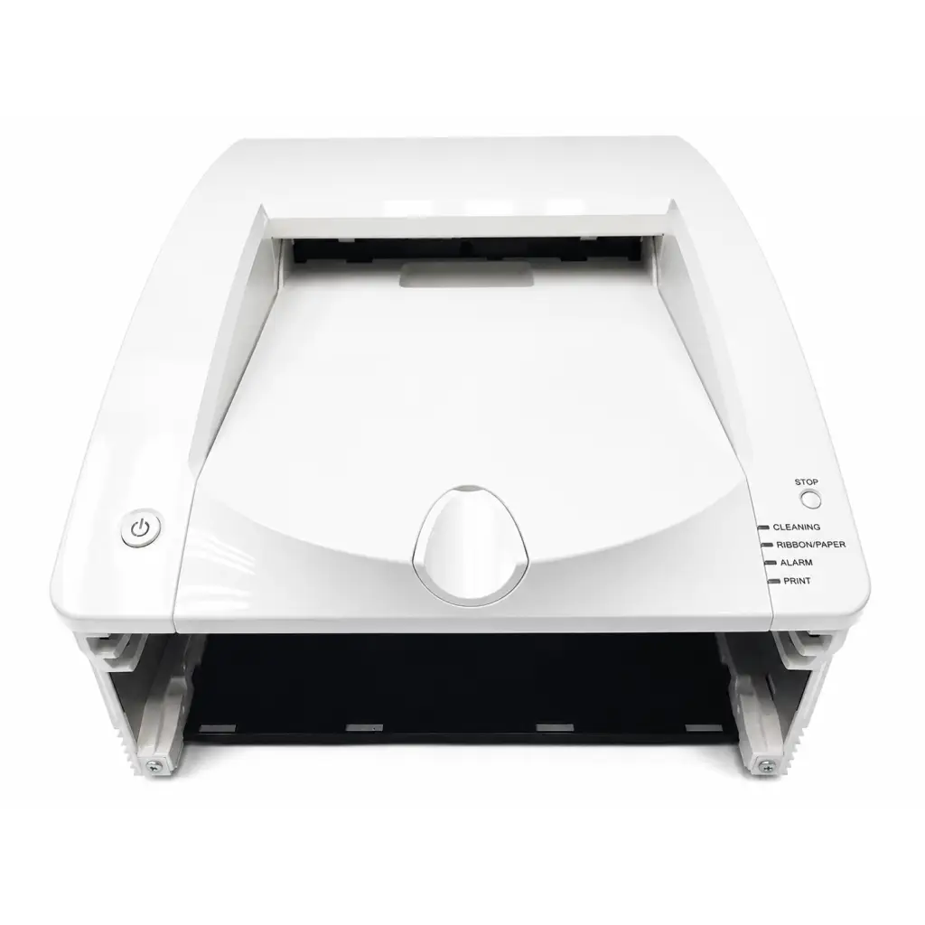 White plastic sony up-dr80md digital color medical printer with biomed certified sleek scanner and labeled control buttons