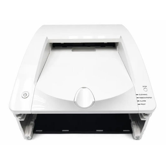 White plastic sony up-dr80md digital color medical printer with sleek scanner and labeled control buttons
