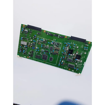 Sony vra-3 green circuit board assembly with black connectors featuring spacelabs mpc860 cpu for nibp assembly board