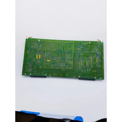 Sony vra-3 green circuit board assembly with silver traces and yellow highlights for spacelabs mpc860 cpu nibp assembly board