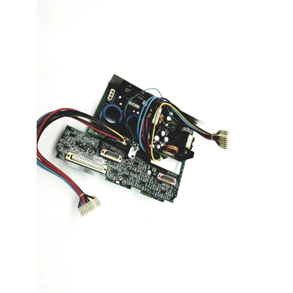 Black Spacelabs 670-0448 power supply board with connectors and cables for reliable computer power supply management