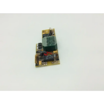 A compact spacelabs 670-0451-03 controller circuit board with green component black chips and gold connectors