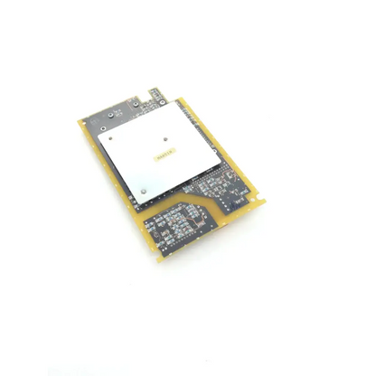Yellow and black pcb b2522-95c-287 circuit board with white rectangular component mounted for spacelabs 670-0491-01 Rev K