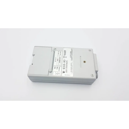 Gray rectangular spacelabs 90343-05 ultraview digital telemetry multiparameter transmitter with technical label and certifications
