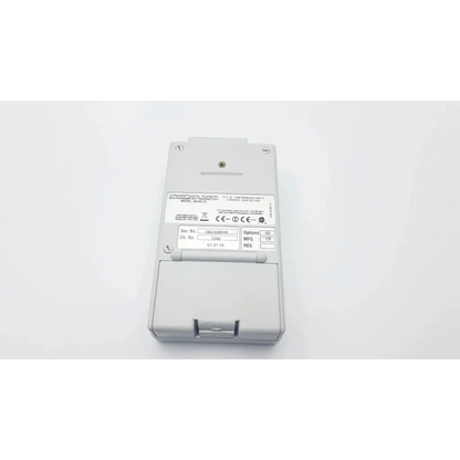 Gray plastic spacelabs 90343-05 ultraview digital telemetry multiparameter transmitter with serial number label visible