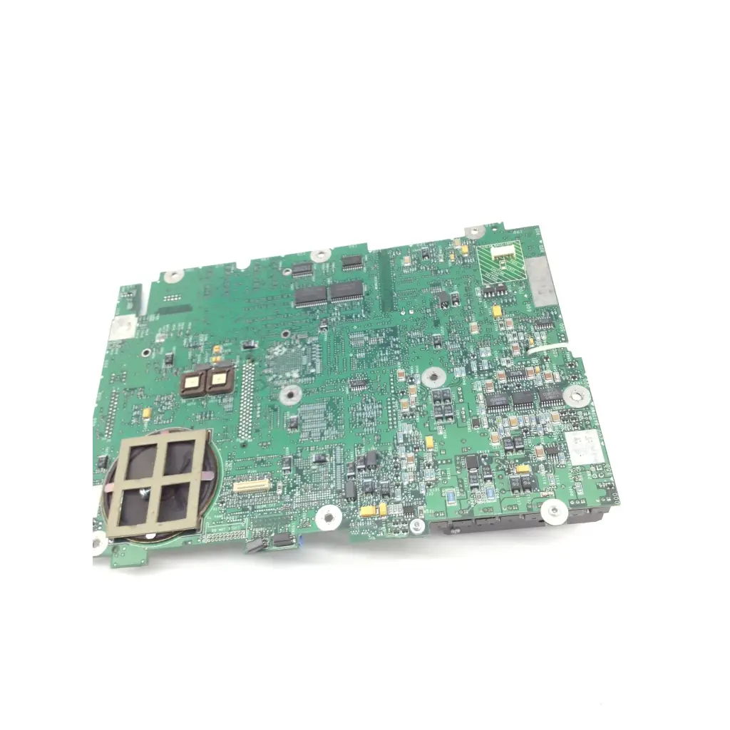 Spacelabs 90369 green pcb main board with electronic components and heat sink for laptop main board assembly