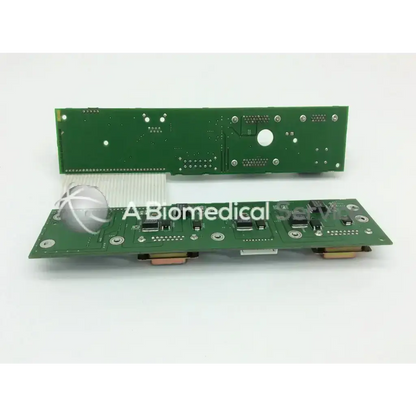 Green rectangular backplane pcb sdlc with silver connectors from spacelabs healthcare model 670-1298-00