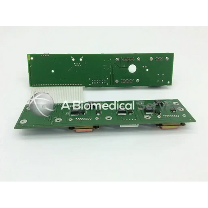 Green rectangular spacelabs healthcare backplane pcb sdlc with silver components and connectors for pcb sdlc applications
