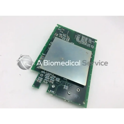Green pcb circuit board with silver metallic component mounted on spacelabs medical 670-0491-03 rev e pcb circuit board