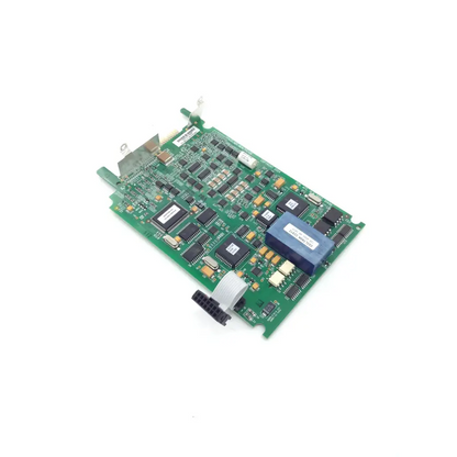 Green printed circuit board of spacelabs mpc860 cpu nibp assembly board with connectors ideal for biomedical service replacement parts and responsible electronics recycling