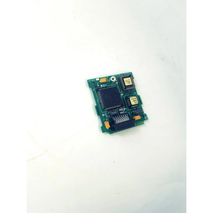 Green circuit board with black and yellow components for spacelabs recorder cpu 670-0624 medical device