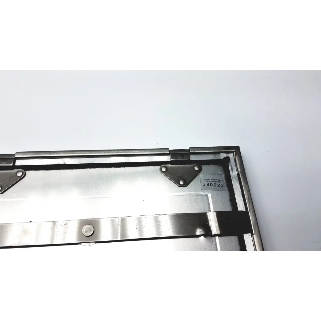 Spectroline 10x12 radiographic cassette with stainless steel rectangular frame and sleek reflective surface with reinforced corners