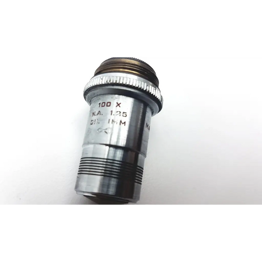 Spencer 100X N.A 1.25 DIL 1mm Microscope Objective Lense