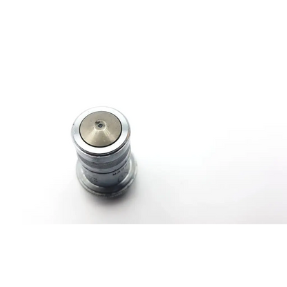 Silver metallic spencer 100x n.a 1.25 dil 1mm microscope objective lense with threaded body and polished conical top