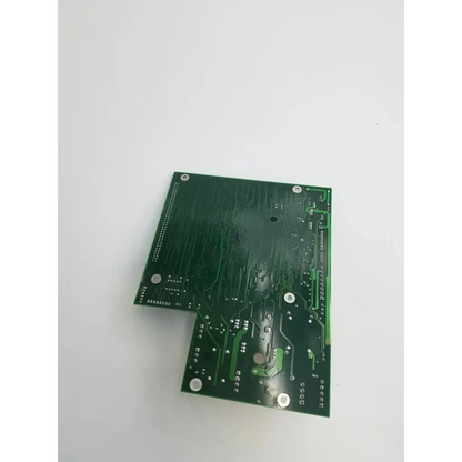 Green rectangular star medical distribution board with silver solder pads and traces for electronic applications
