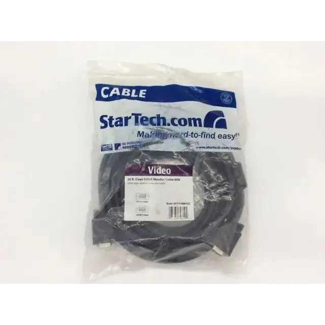 Load image into Gallery viewer, Startech Coax SVGA Monitor Cable M/M MXT101MMHQ25 Computer