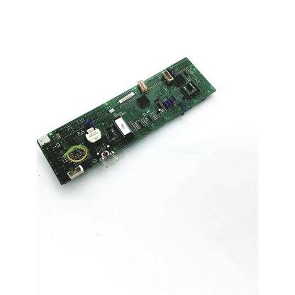 Green rectangular stockert 321c97 bs control board with various electronic components mounted on it