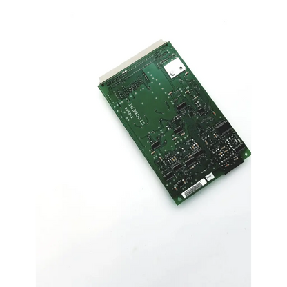 Green printed circuit board with electronic components and white connector for stockert 332b98 control board use