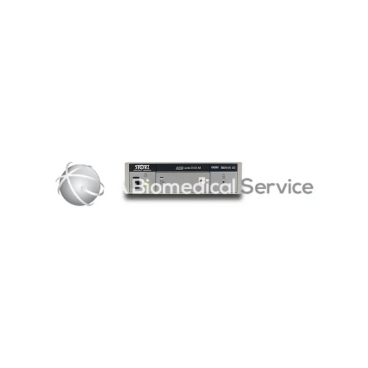 Silver storz g2s video dvd-m surgical recording device with sleek rectangular design and black control panel in storz c-mac 8401