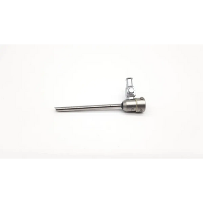 Silver stryker 01a032 arthroscope with slender metallic shaft and cylindrical head featuring adjustment knobs