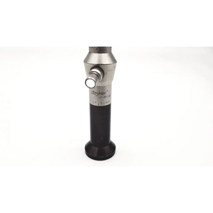 Stryker 10mm 0° endoscope with metallic silver upper section and black handle featuring 1mm diameter endoscope da46-88